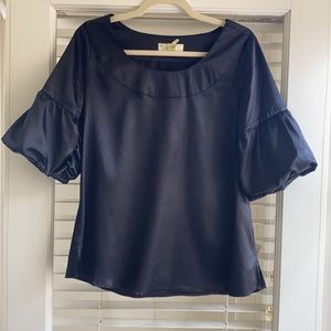 Paris Hilton Blouse with Puff Sleeves